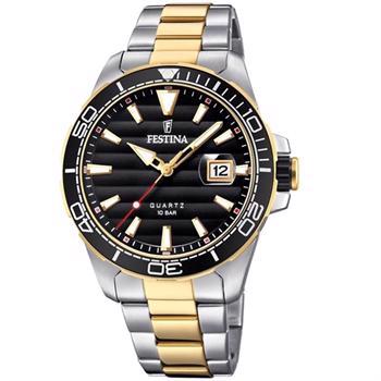 prestige chronograph Rustfri stål quartz Herre ur fra Festina, F20362_2